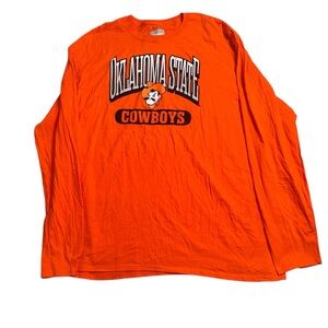 Captivating Mens 3XL Oklahoma State Cowboys Orange Long Sleeve T-Shirt